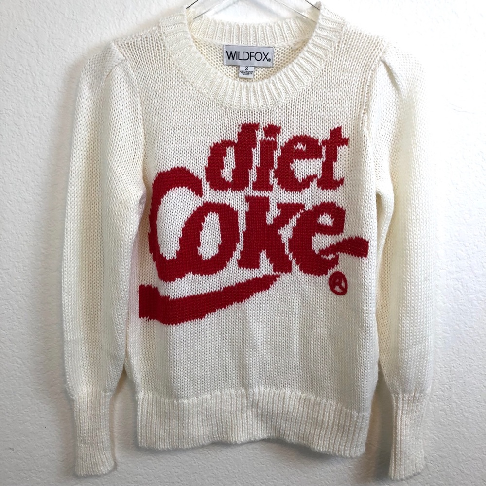 Wildfox Diet Coke Knit Pullover Sweater